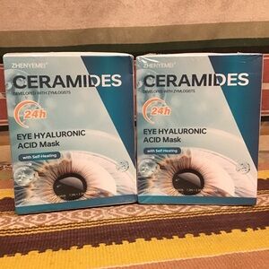 New two pack ceramides eye hyaluronic acid mask 14 masks